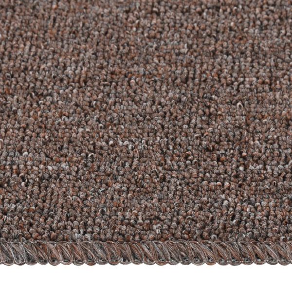 Tapetes antiderrapantes retang. escadas 15pcs 60x25 cm castanho - Image 3