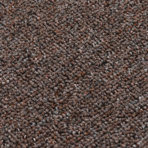 Tapetes antiderrapantes retang. escadas 15pcs 60x25 cm castanho - Image 5