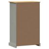 Sapateira VIGO 60x35x96 cm madeira de pinho maciça cinzento - Image 6