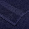12pcs Conjunto toalha 360 gsm 100% algodão azul-marinho - Image 6