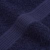 12pcs Conjunto toalha 360 gsm 100% algodão azul-marinho - Image 7