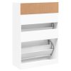 Sapateira c/ 2 gavetas articuladas 80x34x116 cm branco - Image 7
