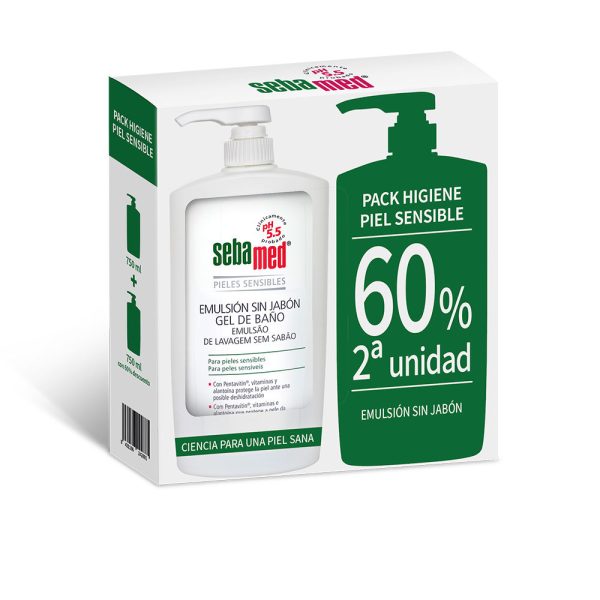 EMULSÃO SEM SABÃO gel de banho 2 x 750 ml