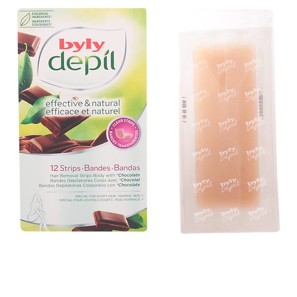 Tiras corporais de chocolate DEPIL 12uds