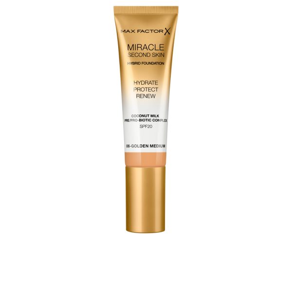 MIRACLE TOUCH second skin found.SPF20 #6-golden medium