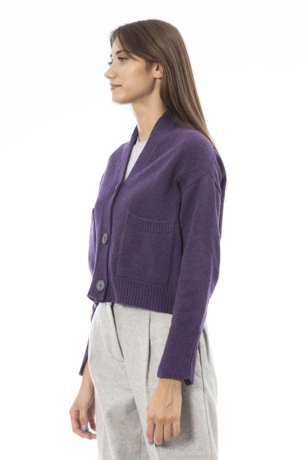 Alpha Studio Sweater AD8631EE_9003VIOLA - Image 2