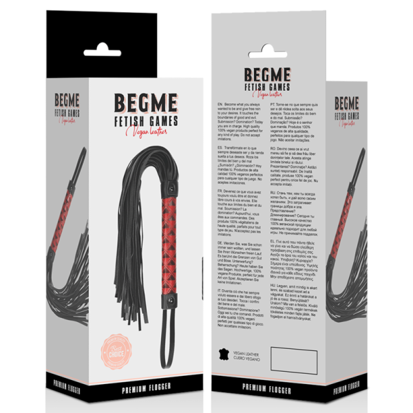 BEGME - RED EDITION VEGAN LEATHER FLOGGER - Image 5