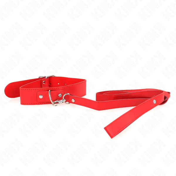 KINK - COLAR COM CINTO 116 CM ALÃA ROJO AJUSTÃVEL 32-50 CM X 8 CM - Image 4