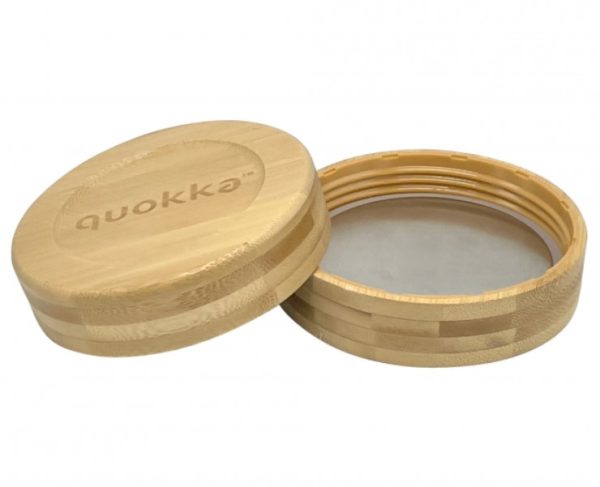 RECIPIENTE DE COMIDA QUOKKA CRISTAL 500ML CON FUNDA DELI SPRING - Image 2