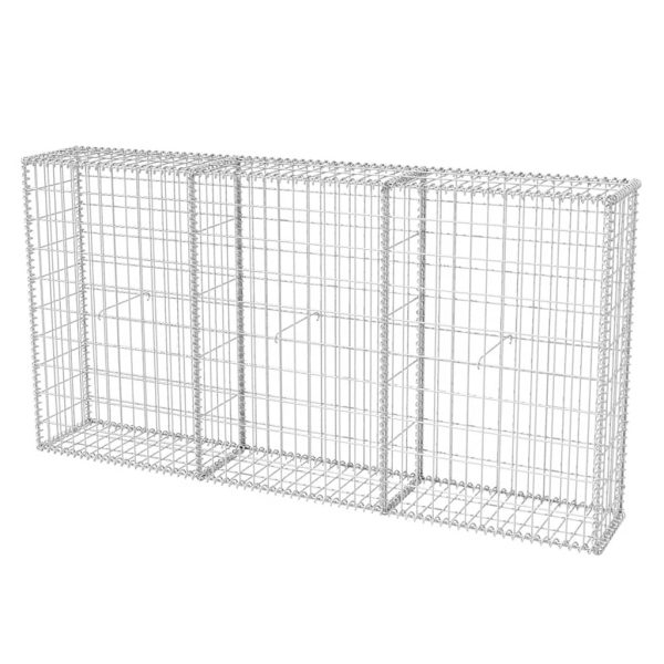 Cesto gabião aço galvanizado 200x30x100 cm