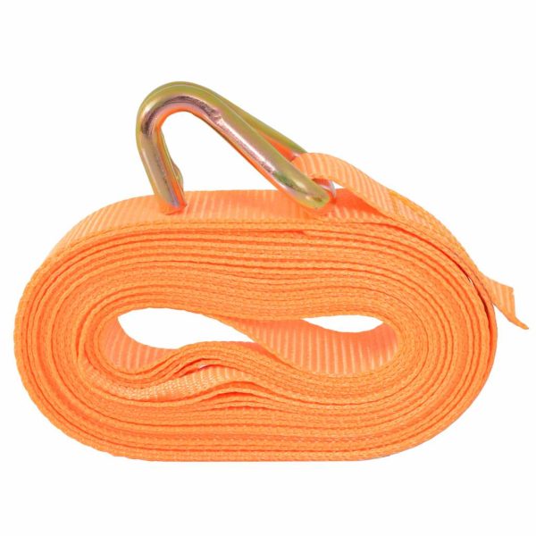Cintas de fixação c/ roquete 4pcs 0,4 toneladas 6mx25mm laranja - Image 3
