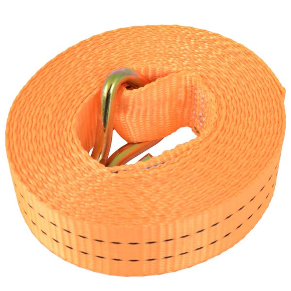 Cintas de fixação c/ roquete 4 pcs 1 tonelada 6mx38mm laranja - Image 3