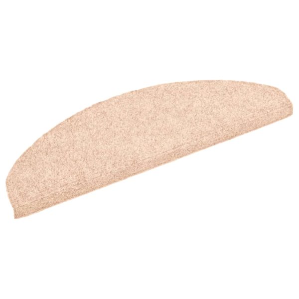 Tapetes de escada adesivos 15 pcs 65x21x4 cm castanho - Image 2