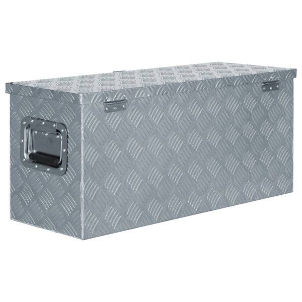 Caixa de alumínio 80x30x35 cm prateado - Image 3