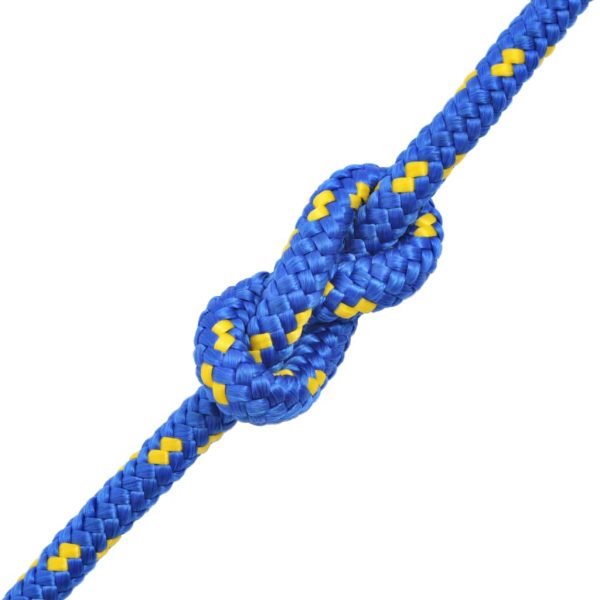 Corda náutica em polipropileno 16 mm 50 m azul - Image 2