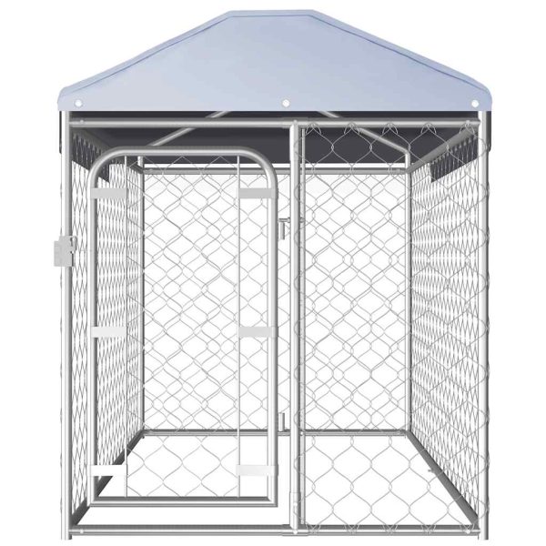 Canil de exterior com telhado 200x100x125 cm - Image 2