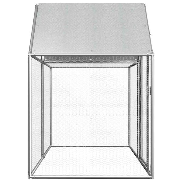 Galinheiro 2x1x1,5 m aço galvanizado - Image 3