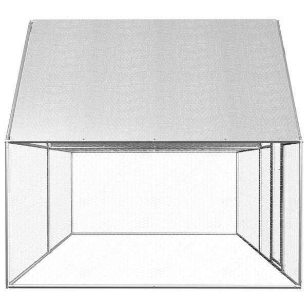 Galinheiro 4x2x2 m aço galvanizado - Image 3