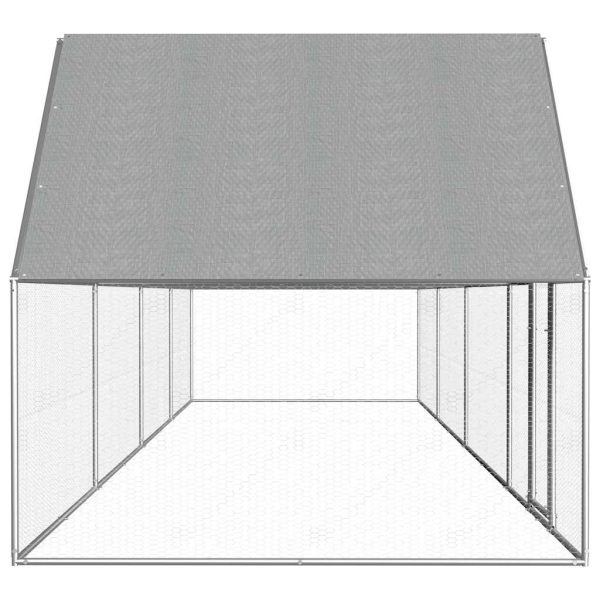Galinheiro 8x2x2 m aço galvanizado - Image 3