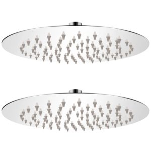 Cabeça de chuveiro 2 pcs aço inoxidável Ø 20 cm