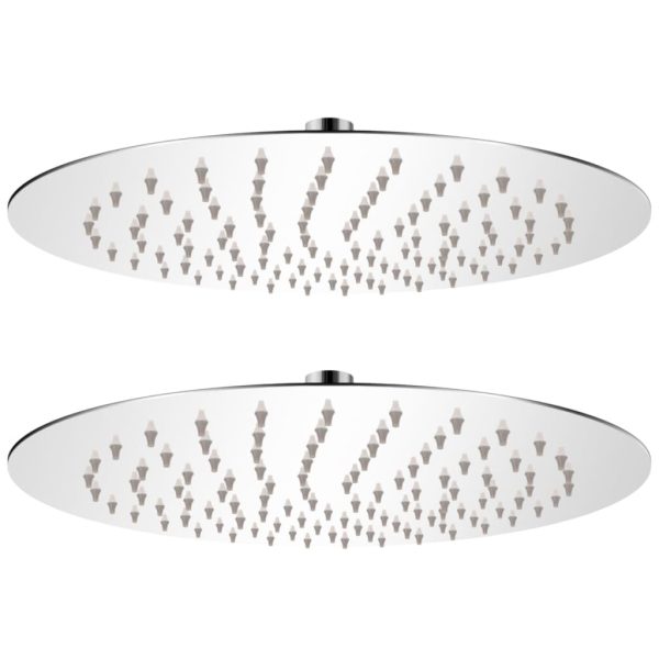 Cabeças de chuveiro 2 pcs aço inoxidável Ø 25 cm
