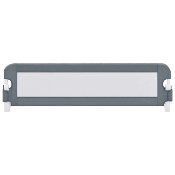 Barra de segurança p/ cama infantil 120x42cm poliéster cinzento - Image 2