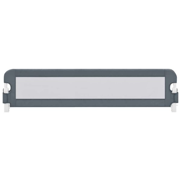 Barra de segurança p/ cama infantil 180x42cm poliéster cinzento - Image 2