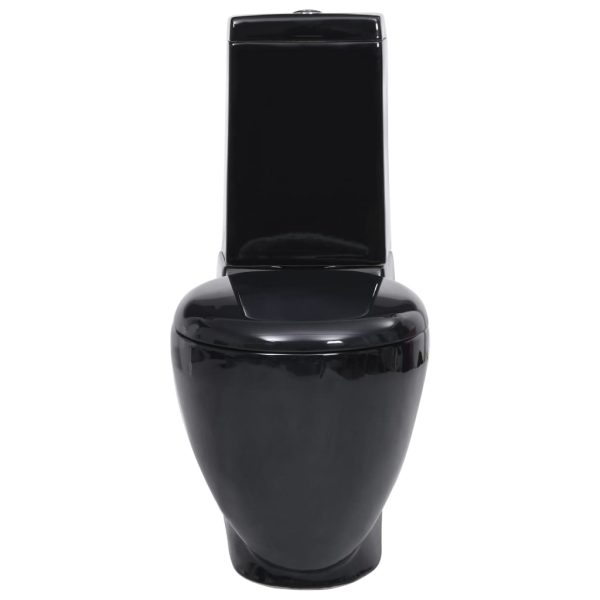 Sanita de cerâmica com descarga água traseira preto - Image 2
