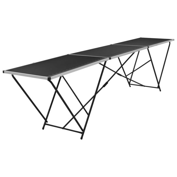 Mesa/bancada de trabalho dobrável MDF e alumínio 300x60x78 cm - Image 2