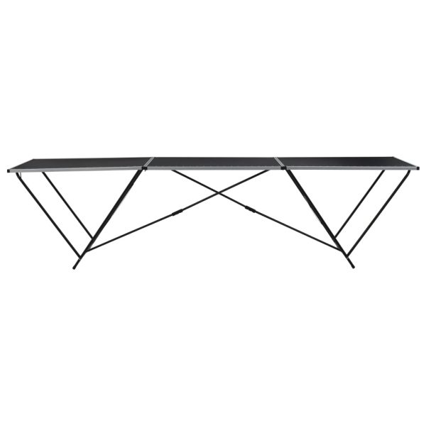 Mesa/bancada de trabalho dobrável MDF e alumínio 300x60x78 cm - Image 3