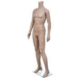 Manequim homem sem cabeça