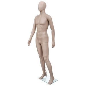 Manequim homem com cabeça redonda