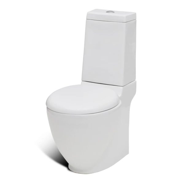 Conjunto com sanita e bidé cerâmica branca - Image 2