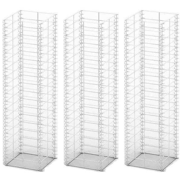 Conjunto de gabiões 3 pcs arame galvanizado 25 x 25 x 100 cm - Image 2