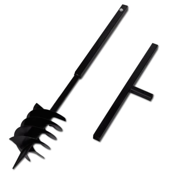 Broca de solo manual 180 mm com tubo de prolongamento 9 m aço - Image 3