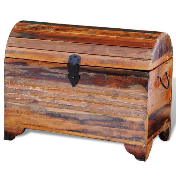Arca de arrumação em madeira reciclada maciça - Image 2