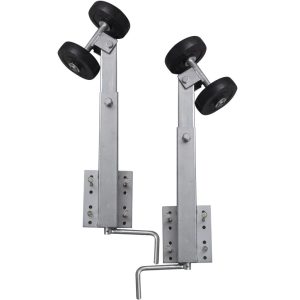 Suporte arco rolo duplo p/ reboque de barco conjunto 2 59-84 cm