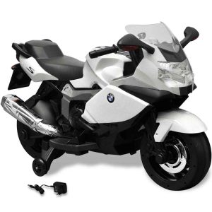 Motocicleta eléctrica BMW 283 para crianças- branca 6V