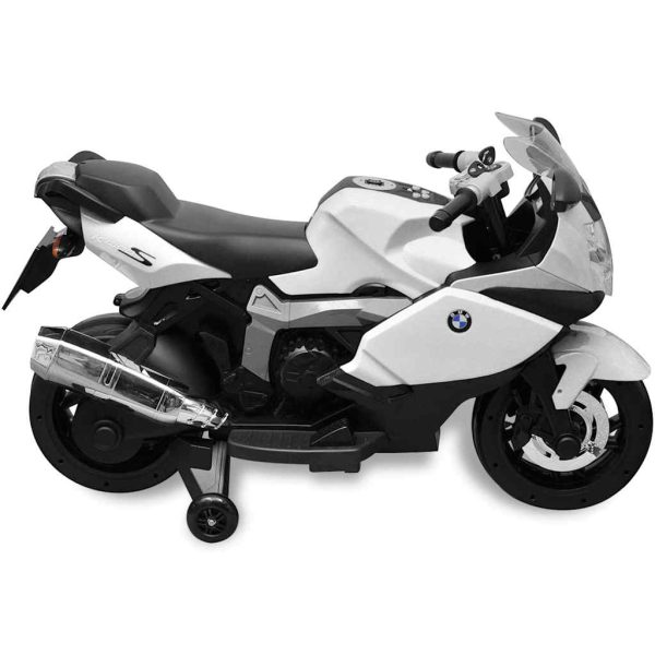 Motocicleta eléctrica BMW 283 para crianças- branca 6V - Image 2
