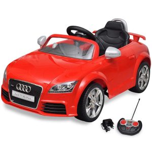 Carro Audi TT RS para crianças com controlo remoto - vermelho