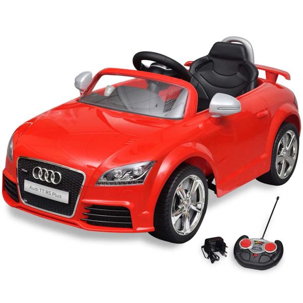 Carro Audi TT RS para crianças com controlo remoto - vermelho