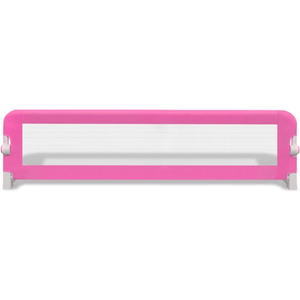 Toddler Barra de segurança para cama 150 x 42 cm rosa - Image 2