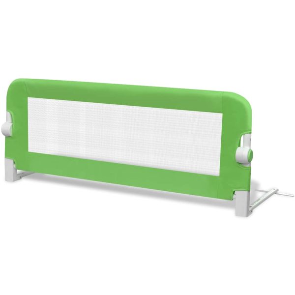 Barra de segurança para cama de criança 2 pcs 102x42 cm verde - Image 2