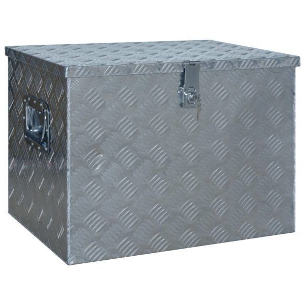 Caixa de alumínio 610x430x455 mm prateado - Image 2