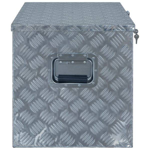 Caixa de alumínio 610x430x455 mm prateado - Image 3