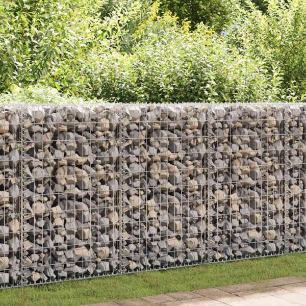 Muro gabião em aço galvanizado 630x30x100 cm