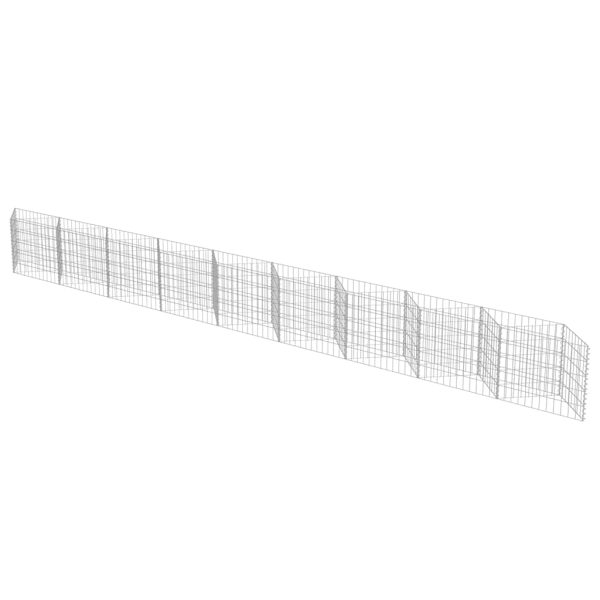 Muro gabião em aço galvanizado 630x30x50 cm - Image 2