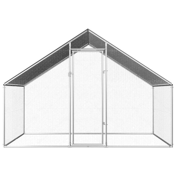 Galinheiro exterior em aço galvanizado 2,75x2x1,92 m - Image 2