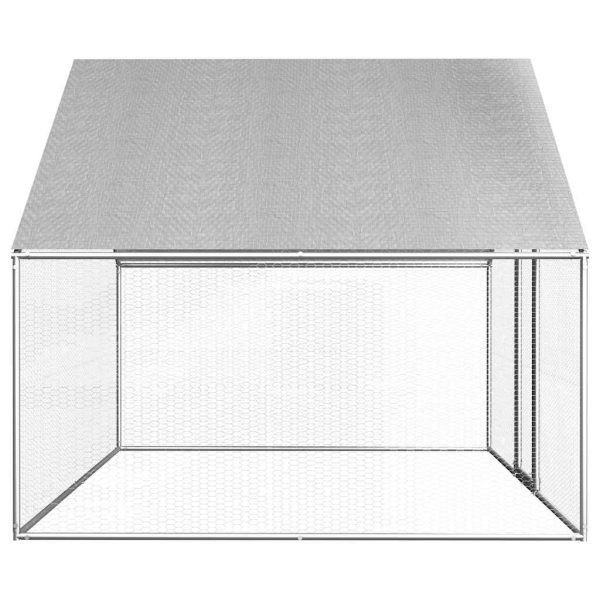 Galinheiro exterior em aço galvanizado 2,75x2x1,92 m - Image 3