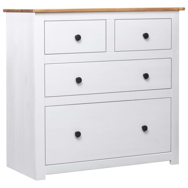 Aparador 80x40x83 cm madeira de pinho Panama branco